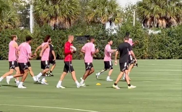 记者：梅西和阿尔巴已参加球队合练，有望后天出战奥兰多城